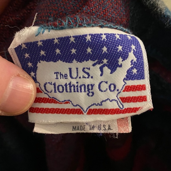 Sold!!!U.S. Clothing Co Plaid Recycled Wool Long Skirt Vintage 80s Women’s 11/12 - Picture 4 of 5